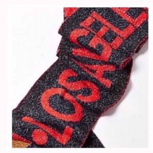 Urban Outfitters UO Los Angeles city intarsia soccer scarf nwt